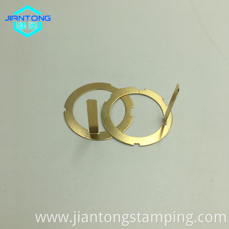  custom sheet metal clips die stamping small brass part